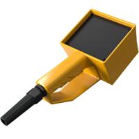 292110000 Rose Pilot Series Yellow Polyamide Handheld Enclosure, Display Window, IP65, 85 x 85 x 191mm