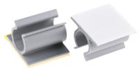 kku-06-rt-gris Essentra Grey PVC cable clamp, 9.5mm Max. Bundle