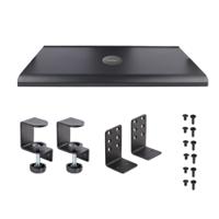 keyboard-tray-clamp1 StarTech.com Built In Wrist Rest Black Keyboard Drawer