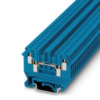 2775090 Phoenix Contact  UDK 4 BU Series Blue, 4mm², 1-Level, Screw Termination