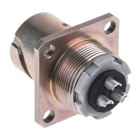 84011172 Souriau Sunbank by Eaton Circular Connector, 3 Contacts, Panel, Standard Connector, Socket, Female, IP65, 840 Series