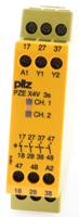 774583 Pilz PNOZ X PZE X4V Safety Relay 24V dc, Single Channel 4 Safety Contacts