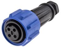 px091104s Bulgin Circular Connector, 4 Contacts, Cable, Standard Connector, Socket, Female, IP68, Buccaneer 900 Series
