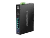 ti-pgm541 Trendnet TI-PGM541, Unmanaged 5 Port Gigabit Switch With PoE