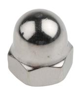 248-4501 RS PRO Stainless Steel Dome Nut, DIN 1587, M8