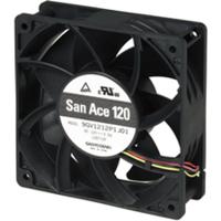 9gv1248p1j18 Sanyo Denki Axial Fan, 48 V dc, DC Operation, 224cfm, 36W, 750mA Max, 120 x 120 x 38mm