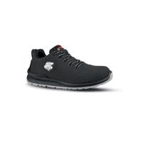 0uf20234-44 UPower JAMES Men's Black Aluminium Toe Capped Safety Shoes, UK 10, EU 44