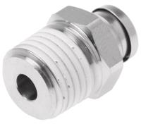 kqg2h06-02s SMC KQG2 Series Straight Threaded Adaptor, R 1/4 Male to Push In 6 mm, Threaded-to-Tube Connection Style