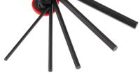 86hje7a Facom 7 piece Folding Hex Key Set, 2.5 - 3 - 4 - 5 - 6 - 8 - 10mm