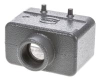 09300101421 HARTING Han B Heavy Duty Power Connector Hood, PG16 Thread, Top Entry