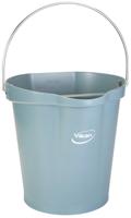 568688 12L Plastic Grey Bucket With Handle