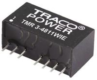 tmr-3-4810wie TRACOPOWER TMR 3WIE DC-DC Converter, 3.3V dc/ 700mA Output, 18 → 75 V dc Input, 3W, Through Hole, +85°C Max Temp