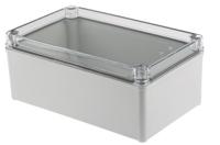 pc-m-95-t-enclosure Fibox Piccolo Series Grey Polycarbonate Enclosure, IP66, IP67, Transparent Lid, 230 x 140 x 95mm
