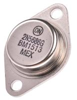 2n5686g onsemi 2N5686G NPN Transistor, 50 A, 80 V, 2-Pin TO-204