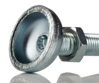 3842311956 Bosch Rexroth M16 Thread Steel Adjustable Foot, 44mm 10mm Groove