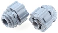 429-656 RS PRO Straight, Conduit Fitting, 16mm Nominal Size, Nylon 66, Grey IP55 rating