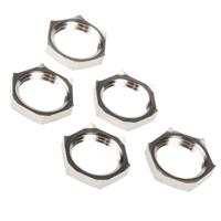52103210 Lapp Silver Flame Retardant, Halogen Free Nickel Plated Brass Cable Gland Locknut, PG9 Thread