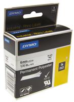 1805442 Dymo Black on White Label Printer Tape, 5.5 m Length, 6 mm Width