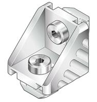 3842551607 Bosch Rexroth M8 Angle Bracket, Connecting Component, Strut Profile 45 mm, Groove Size 10mm