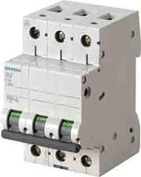 5sl6304-7 Siemens SENTRON 5SL6 MCB, 3P, 4A Curve C, 400V AC, 72V DC