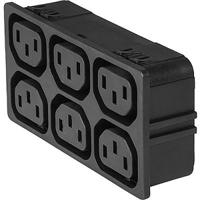 3-103-872 Schurter F Panel Mount IEC Connector Socket, 10A, 250 V