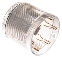 84340055 Werma KombiSIGN 70 Series Clear Steady Effect Beacon Unit, 24 V, LED Bulb, AC, DC, IP54