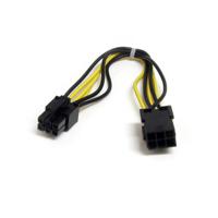 pciepowext StarTech.com 6 Way Female PCIe to 6 Way Female PCIe Wire to Board Cable, 203mm