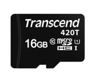 ts16gusd420t Transcend 16 GB MicroSDHC Micro SD Card, C10, U1