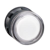 zb5aw37 Schneider Electric Harmony XB5 Series Clear Illuminated Momentary Push Button Head, 22mm Cutout, IP66, IP67, IP69K