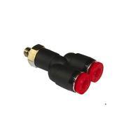 c02880828 Norgren, Push In 8 mm to Push In 8 mm, Threaded-to-Tube Connection Style