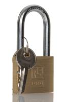 195-8246 RS PRO Key Brass, Stainless Steel Padlock, Keyed Alike, 6mm Shackle, 40mm Body