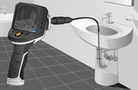 092943a Laserliner 092.943A 9mm probe Inspection Camera Kit, 5000mm Probe Length, 640 X 480pixels Resolution, LED Illumination