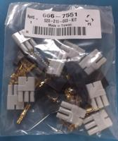 520-210-003-kitrs EDAC, 520 Panel Connector Panel Mount, 3P, 8.5A