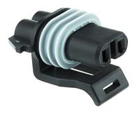 12052641 Delphi, Metri-Pack 150 Automotive Connector Socket Black Cable Mount 2 Way, Crimp Termination