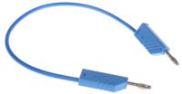 934058102 Hirschmann Test & Measurement, 16A, 60V dc, Blue, 250mm Lead Length
