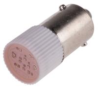 210-888 RS PRO Red LED Indicator Lamp, 12V dc, BA9s Base, 10mm Diameter, 110/105mcd