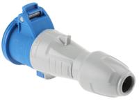 5-551-04 Legrand, P17 Tempra Pro IP44 Blue Cable Mount 2P + E Industrial Power Socket, Rated At 16A, 230 V