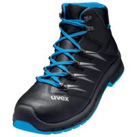 6935248 uvex Black, Blue ESD SafeSteel Toe Capped Unisex Safety Boot, UK 13, EU 48