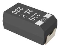 t521x107m025ate060 KEMET 100μF Surface Mount Polymer Capacitor, 25V dc