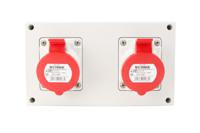 6711627 Scame IP44 Red Surface Mount Socket, Rated At 16A, 346 → 415 V