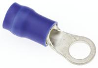 fvdws2-m4 JST, R Insulated Ring Terminal, 4mm Stud Size, 1mm² to 2.6mm² Wire Size, Blue