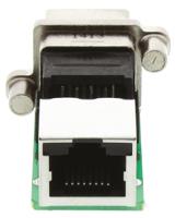 mrj578001 Amphenol Communications Solutions MRJ Series Female to Female RJ45 Connector, Through Hole, Cat5e Right Angle 2 Port 8