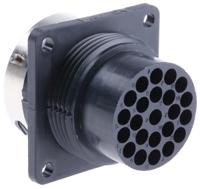tr1823rms1nb-192990-1350 ITT Cannon Circular Connector, 23 Contacts, Panel, Standard Connector, Socket, Male, IP65, Trident Ringlock Series