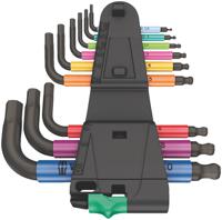 05133164001 Wera 9 piece L Shape Metric Hex Key Set, 1 x 1.5x50 mm, 1 x 2.0x56 mm, 1 x 2.5x63 mm, 1 x 3.0x71 mm, 1 x 4.0x80 mm, 1 x