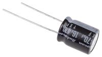 16yxf470m10x125 Rubycon 470μF Aluminium Electrolytic Capacitor 16V dc, Radial, Through Hole - 16YXF470M10X12.5