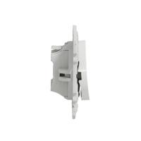 s525276 Schneider Electric White Push Button Light Switch, 1 Gang, Odace