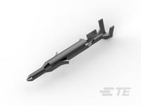 170363-4 TE Connectivity Mini Universal Series Male Crimp Terminal, 26AWG Min, 22AWG Max