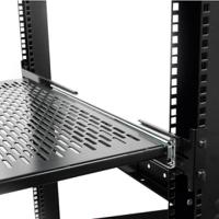 unisldshf19 StarTech.com Black Shelf, 2U, 22.7kg Load, 452mm x 610mm
