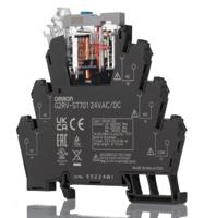 g2rv-st701-24vacdc Omron G2RV-ST Series Electromechanical Interface Relay, DIN Rail Mount, 24V ac/dc Coil, SPDT, 1-Pole, 6A Load