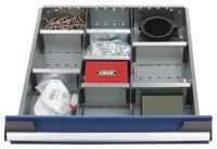 4302071251 Bott Front-to-Back, Left-to-Right Divider Set for use with 100 mm Draw, 525 W x 525 D Cubio Cabinet